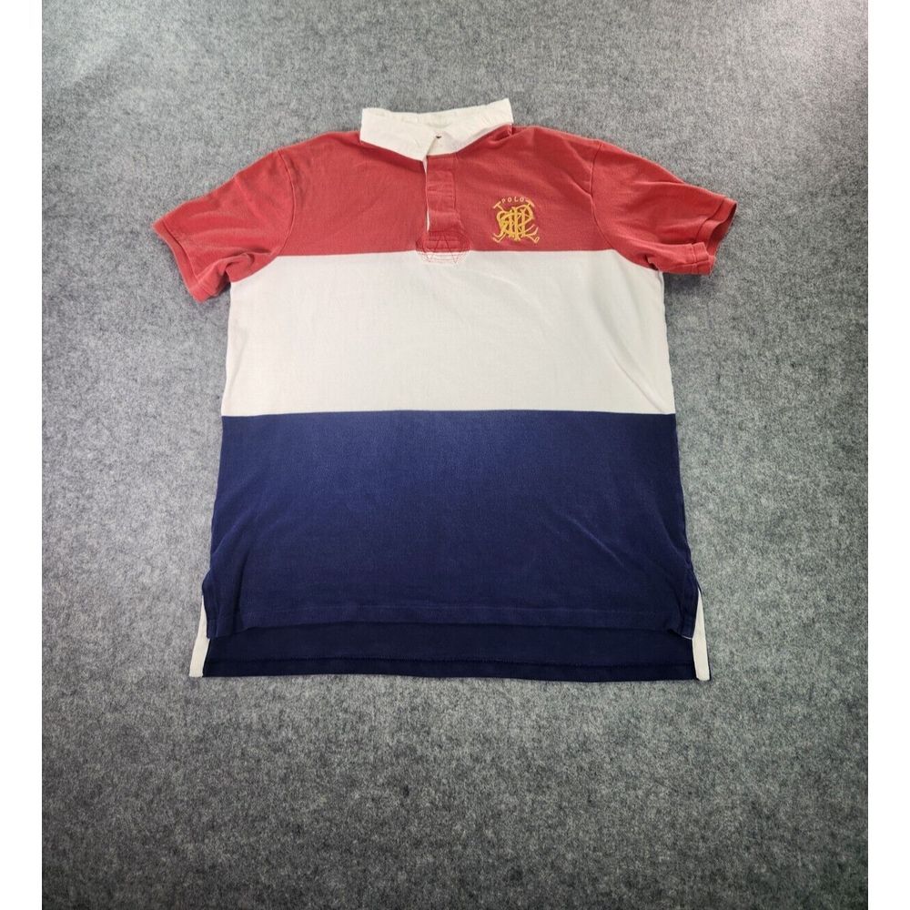 Men’s Polo by Ralph Lauren Red, White, and Blue